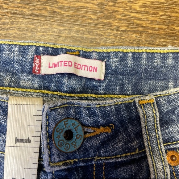 Y2K Levis Limited Edition Jeans Womens Juniors 3M Denim Bootcut Retro Low Rise - Picture 11 of 11